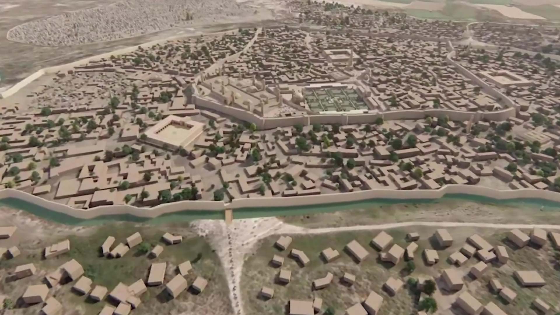 3D-реконструкция средневекового города Сыгнак