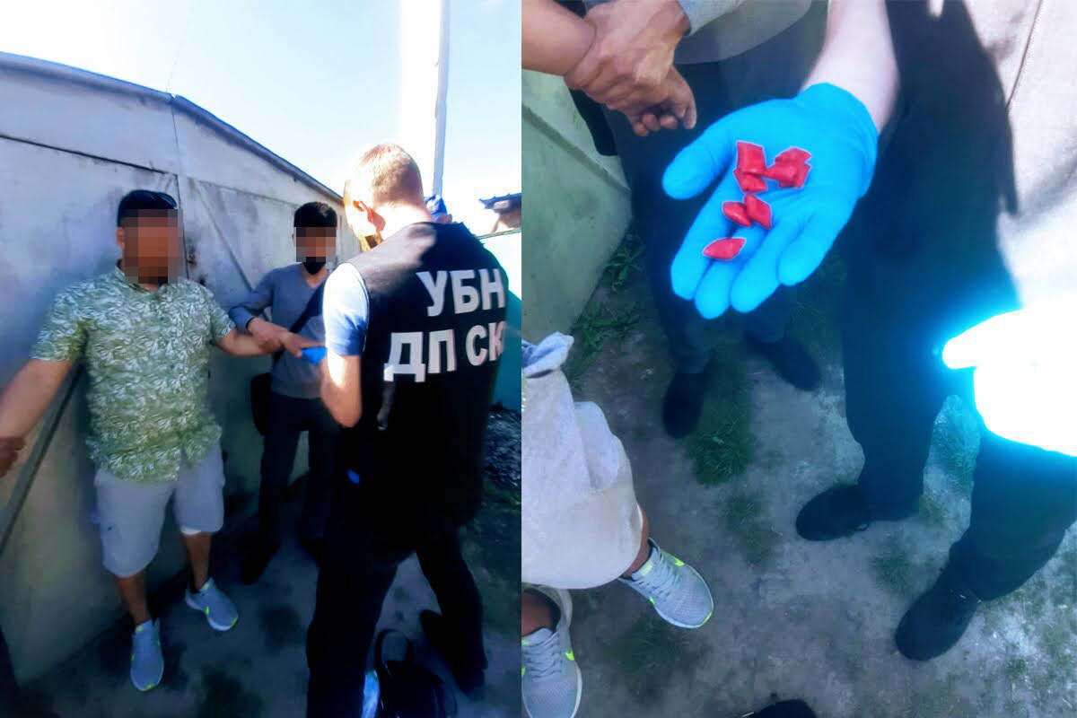 Житель Актобе делал закладки с синтетическими наркотиками на улицах Петропавловска