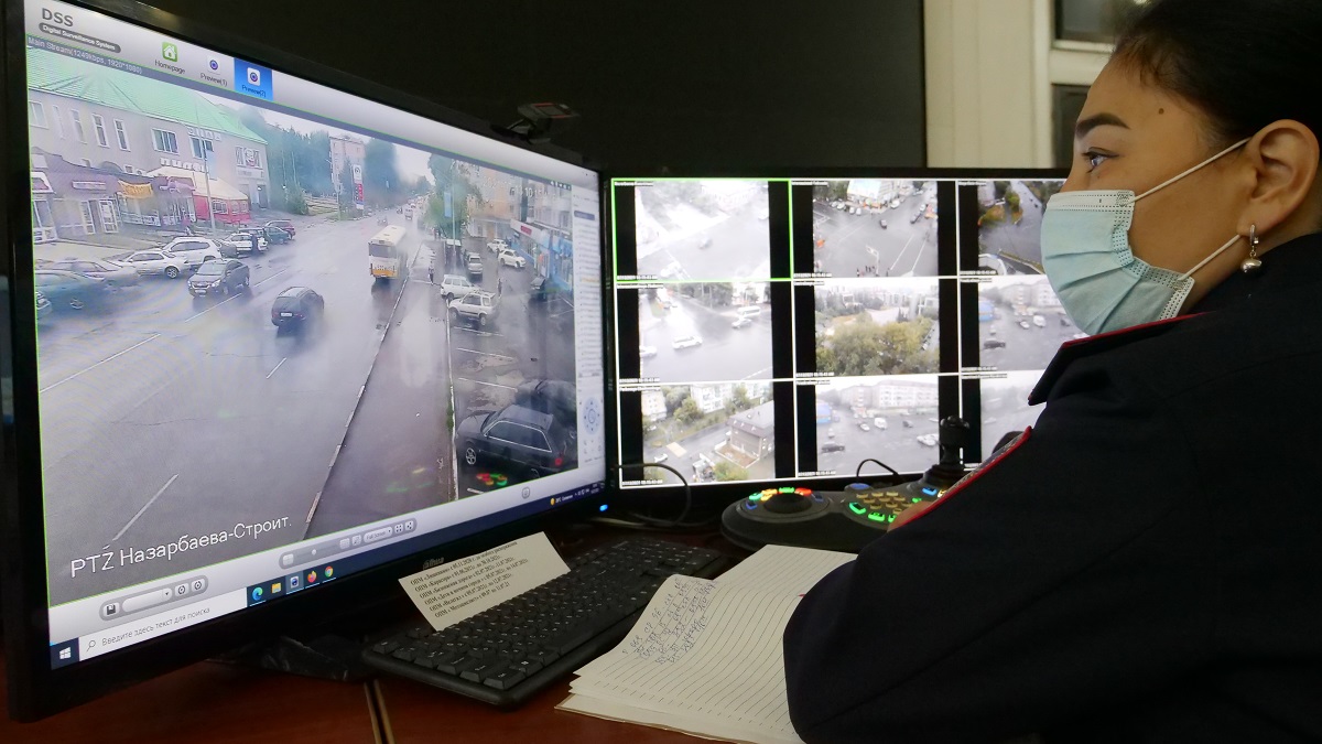 На севере Казахстана с помощью камер видеонаблюдения зарегистрировано 11 тысяч правонарушений