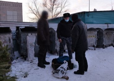 В Петропавловске бездомных увозят с холодных улиц в приемник-распределитель