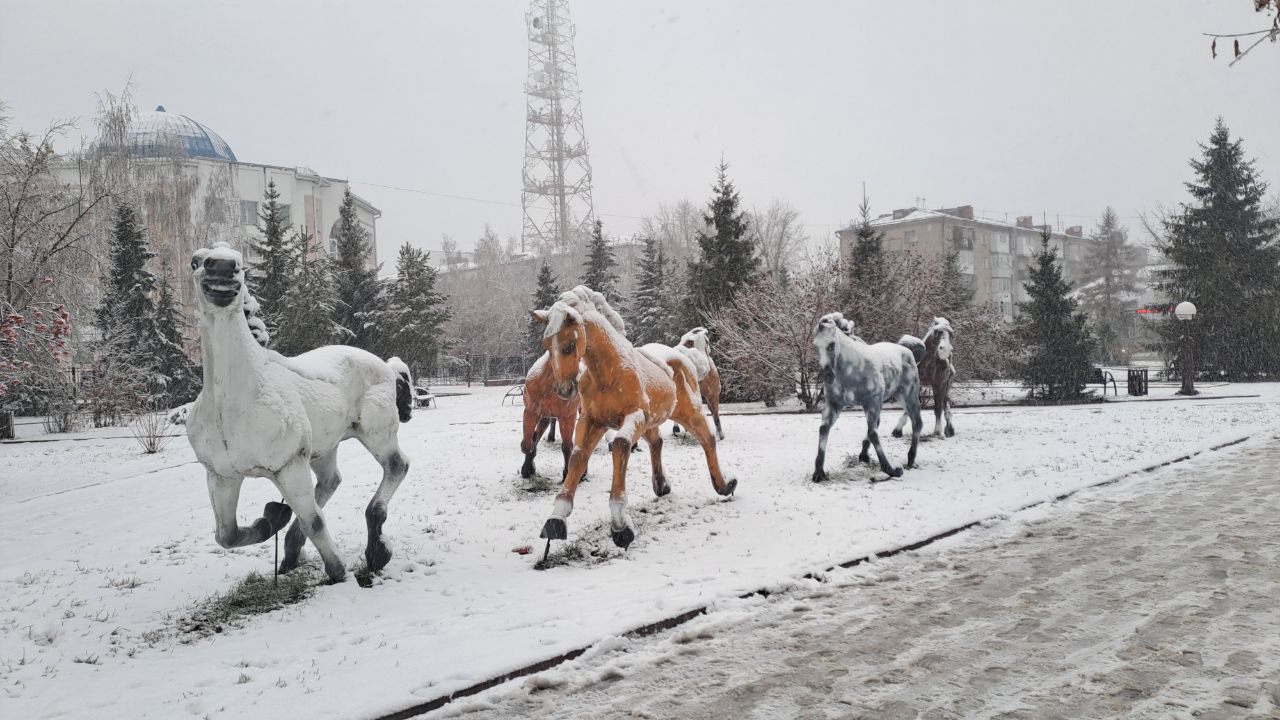 зима город Петропавловск
