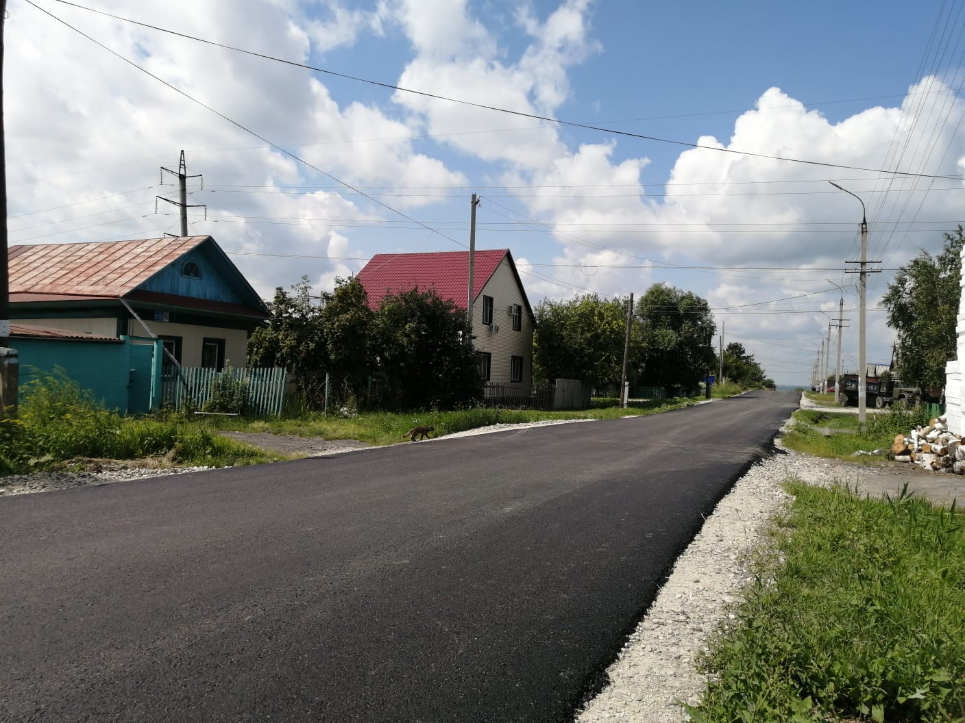 новый асфальт в Зайсане, Петропавловск