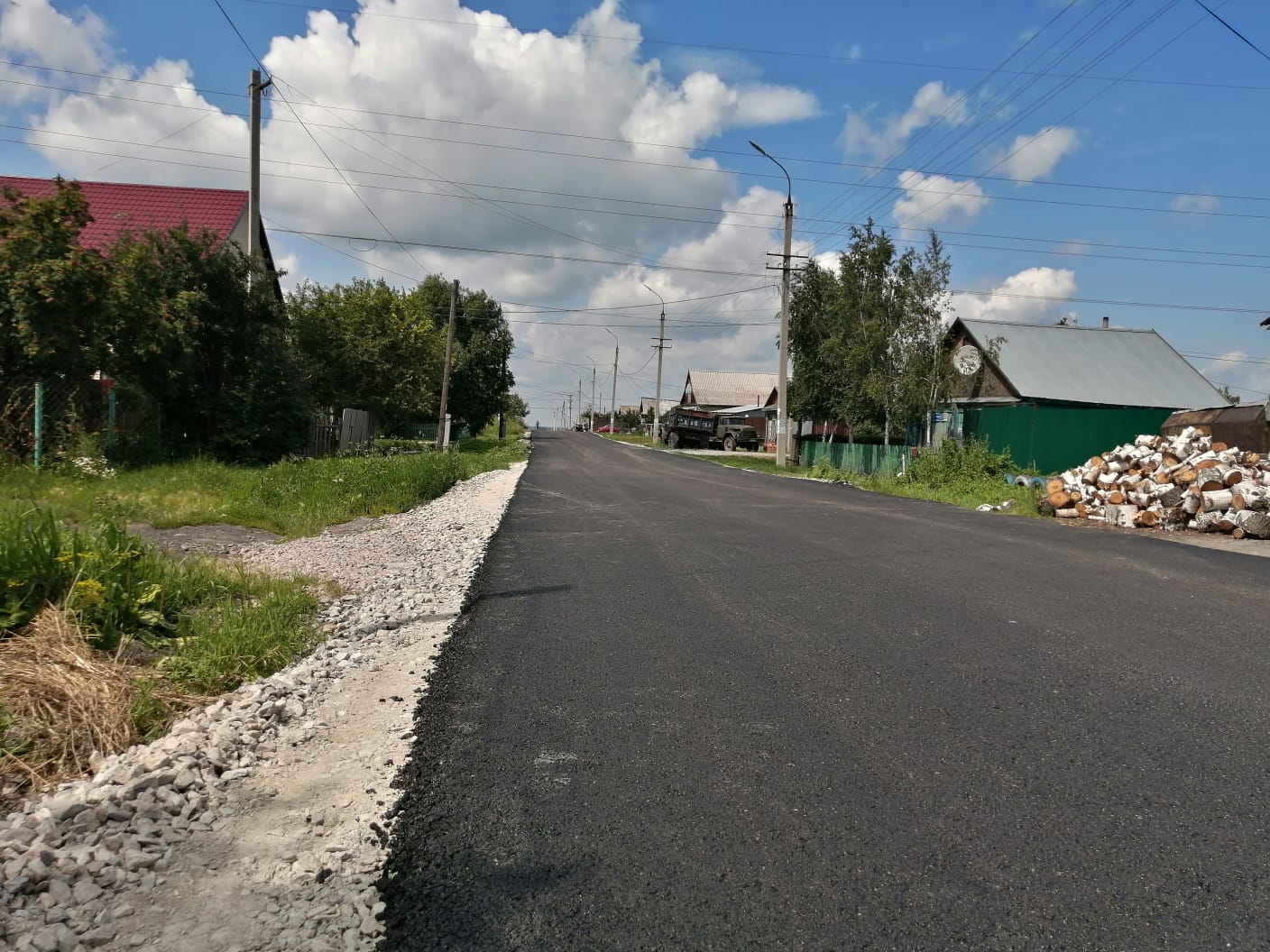 новый асфальт в Зайсане, Петропавловск