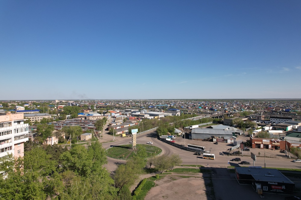 Петропавловск с высоты птичьего полета, Рабочий поселок