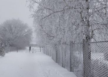 Зимняя сказка на севере Казахстана: заснеженная Воскресеновка